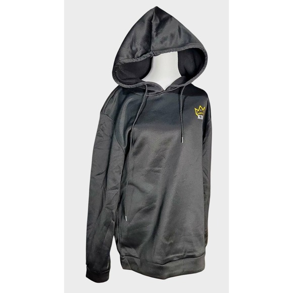 "Make Money Not Friend" Graphic‎ Black Hoodie - Picture 2 of 6